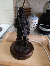 Heredities Cold Bronze Lamp Of Fisherman 