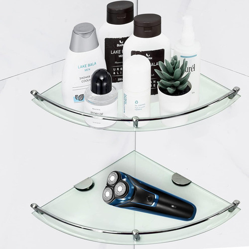 Bathroom glass corner - bathroom,