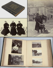 VICTORIAN large photograph ALBUM 1896 south coast ENGLAND hastings dover devon