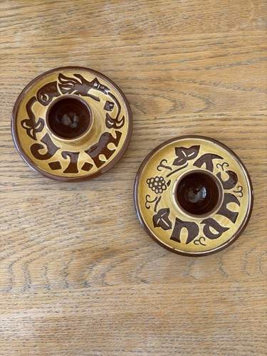 Pair vintage studio - studio, pottery