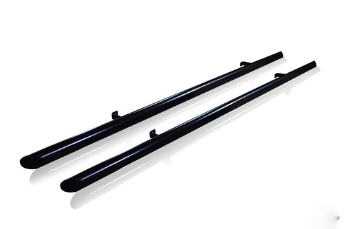 Black stainlesss side - bars, +
