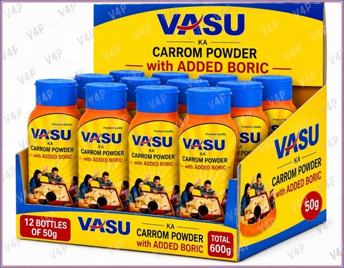 12x50 grams vasu boric carrom - boric,