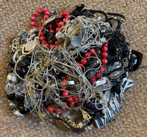 Jewellery job lot - 1kg+, vintage