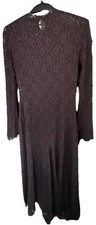 Zara Purple Sheer Maxi Dress