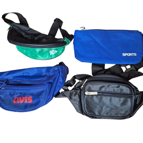 Vintage retro bum bags - 4x,