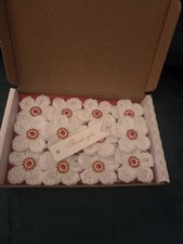 Crochet Flowers X 16  In A Box