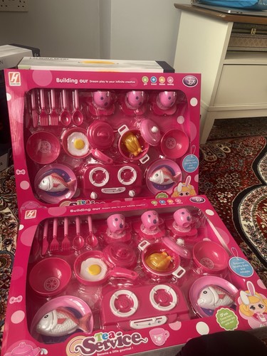 Pink plastic pretend play - pink,