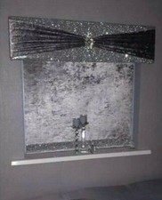 Silver Grey Crushed Velvet