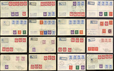 GB MOBILE POST OFFICES REGISTERED LABEL + POSTMARK Identified Shows EACH PRICED
