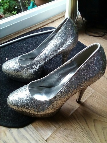 Nice sherbert silver - sherbert, glitter