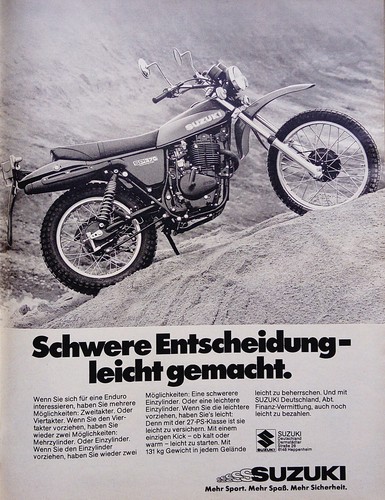 1979 suzuki 370 advertising - sp,