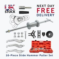Dent Puller Slide Hammer Set Car Van Garage Tool Body Repair Kit 16 Piece