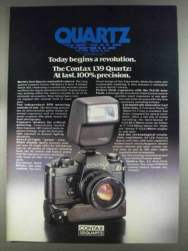 1980 contax 139 quartz camera - quartz,