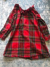 NEXT AGE 4-5 GIRLS RED TARTAN