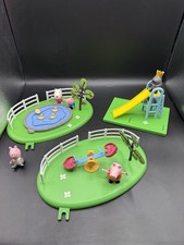 Peppa Pig Playground Park Sets - Slide, Seesaw & Duck Pond Playset & Toy Figures