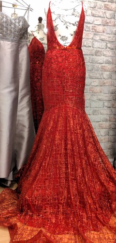 Jovani beaded beautiful red