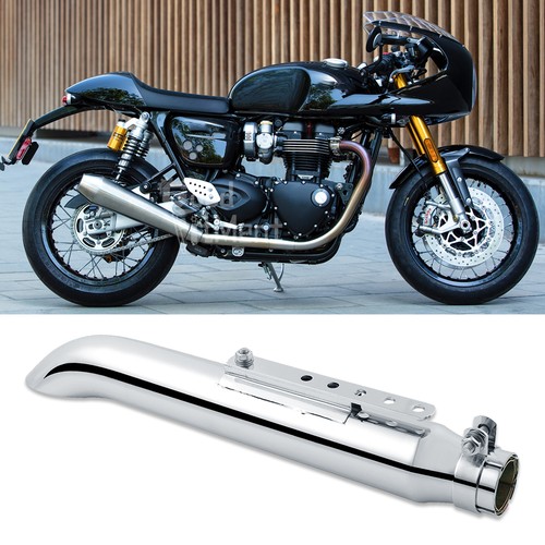 Motorcycle chrome exhaust pipe - chrome,