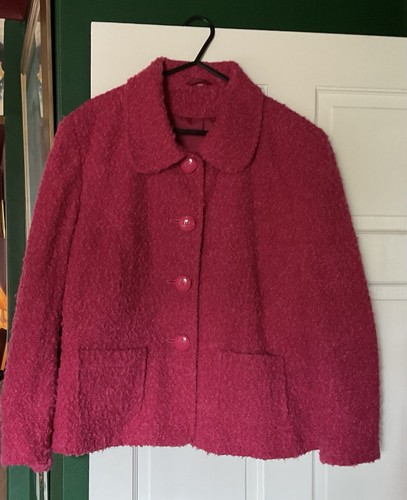 Vintage pink wool - pink,