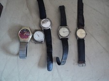 5 VINTAGE MENS WIND UP WATCHES