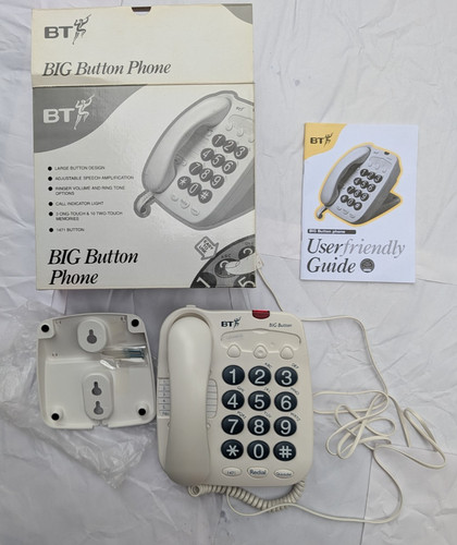 Big button corded - button, telephone