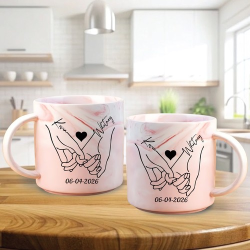 Custom marble mug - marble, personalised