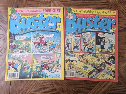 Vintage buster comics - buster, pair
