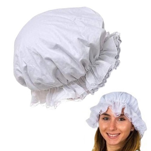 Breathable satins lace bonnet - breathable,
