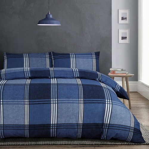 Bedding check blue stripes - bedding,