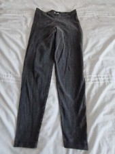 Topshop Petite Washed Leggings In Grey XS