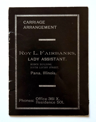 Antique 1907 funeral booklet - booklet, /