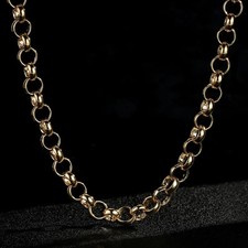 Womens 9ct gold - gold, belcher