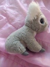 TY PLUSH BEANIE BABIES - GREY KOOKOO THE KOALA - 15cm - RETIRED gift 