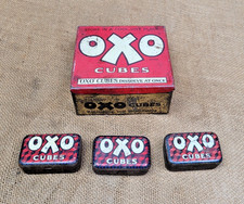 Oxo Cube Tins X4  Vintage