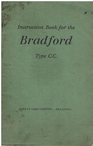 Jowett bradford type 10cwt - bradford,