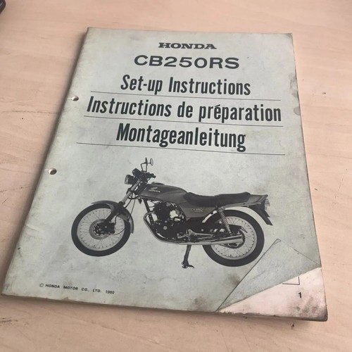 Honda cb250rs installation - honda,