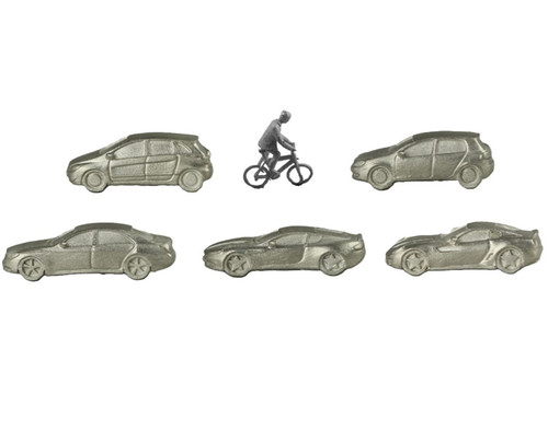 100 scale miniature - 1:100, white
