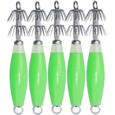 5 Pcs Luminous Squid Jig Sea