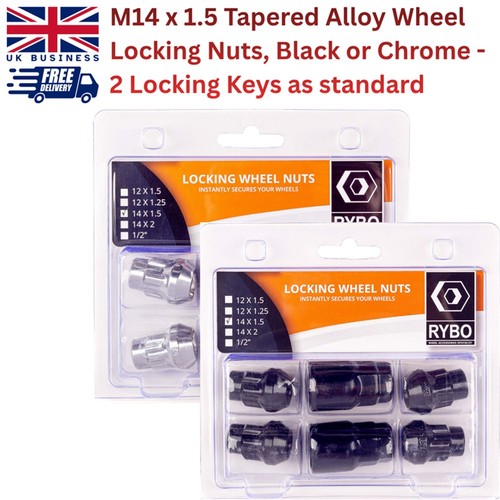 Set alloy wheel lock nuts - 4,