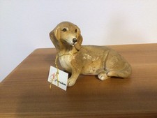 Miniature resin  DACHSHUND Dog Figurine  
