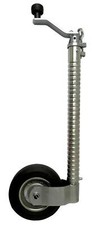 48mm RIBBED JOCKEY WHEEL - 'HIGH SPECIFICATION' HEAVY DUTY TUBE caravan trailer 