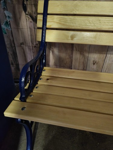 Cast iron garden bench - cast,