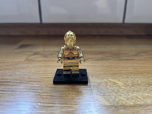 Gold c3po custom lego - c3po,