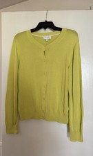 Ladies apple green cardigan