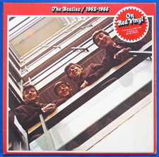 The BEATLES 1978 '1962 to 1966' Red Album RED Vinyl UK LP * NEAR MINT DISCS *