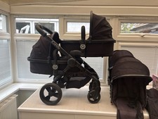 Icandy Peach Double jet Twin 2 seats 2 carrycots