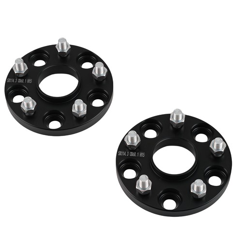 15mm black wheel - 15mm, spacers