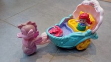 Fisher Price Little People- Little Mermaid Seahorse Carriage + Ariel Figure