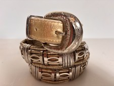 Vintage Silver Gold Belt