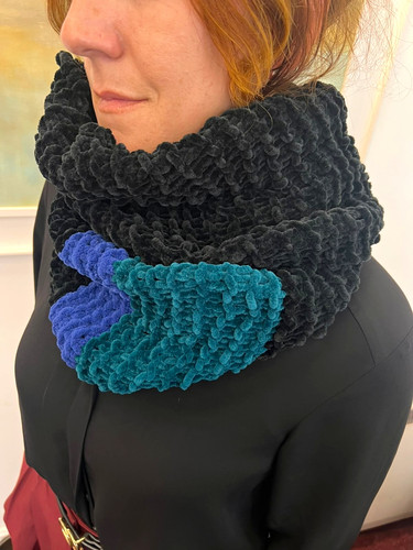 Women knit double wrap - double,