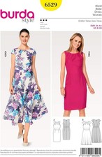 BURDA 6529 MISSES DRESSES